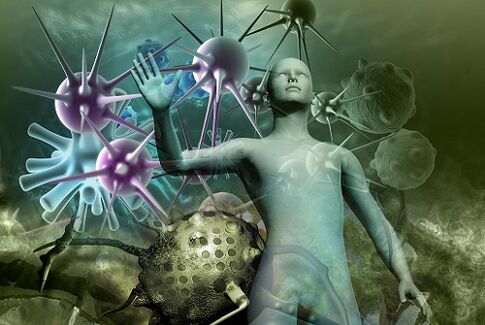 verzwakte immuniteit als reden voor de proliferatie van parasieten